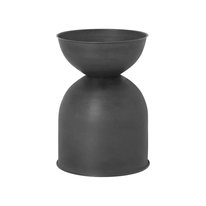 Hourglass kruka liten Ø30 cm - Svart-mörkgrå - Ferm Living