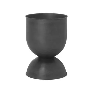 Hourglass kruka liten Ø30 cm - Svart-mörkgrå - Ferm Living