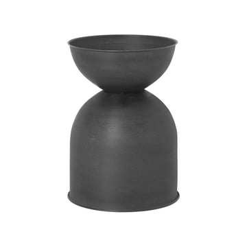 Ferm Living Hourglass kruka liten Ø31 cm Svart-mörkgrå