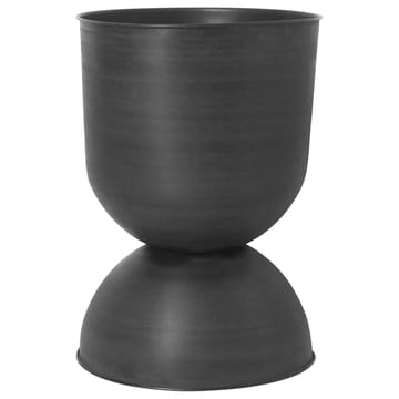 Hourglass kruka stor Ø50 cm - Svart-mörkgrå - Ferm Living