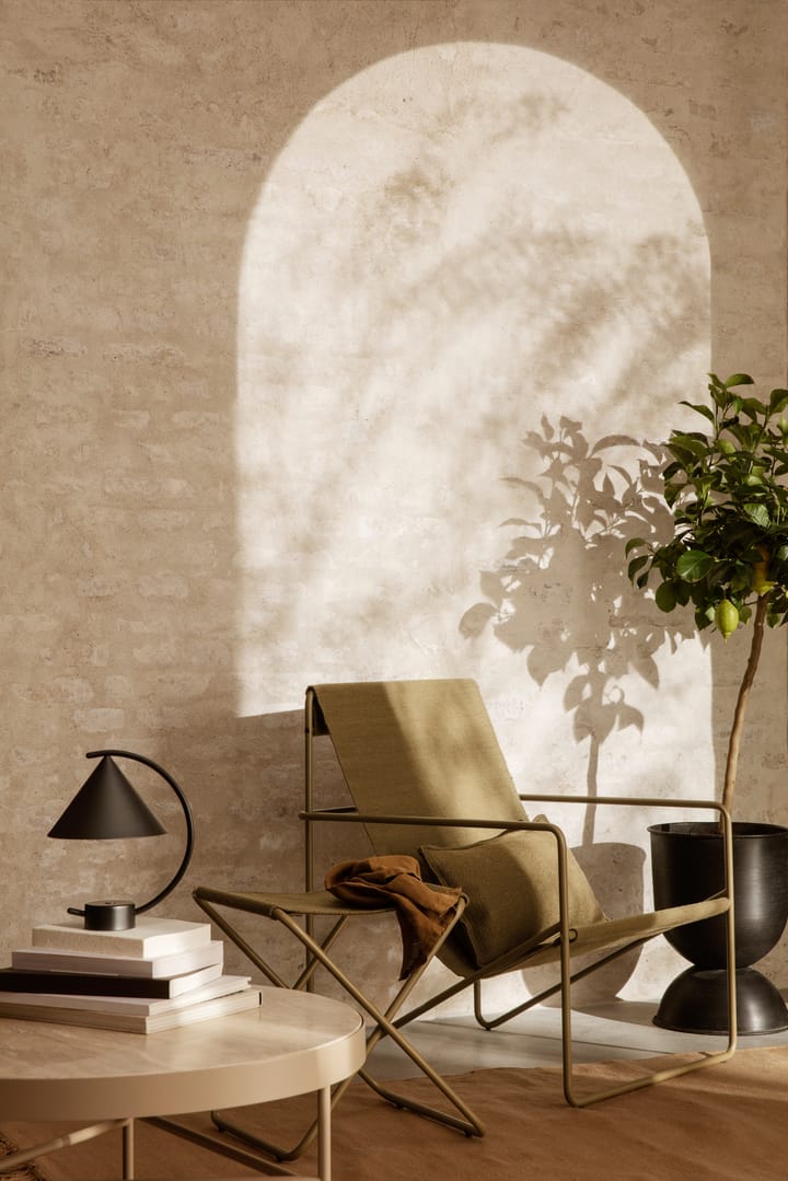 Hourglass kruka stor Ø50 cm, Svart-mörkgrå Ferm Living