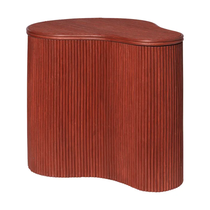 Isola sidobord med förvaring - Oxide red - Ferm Living