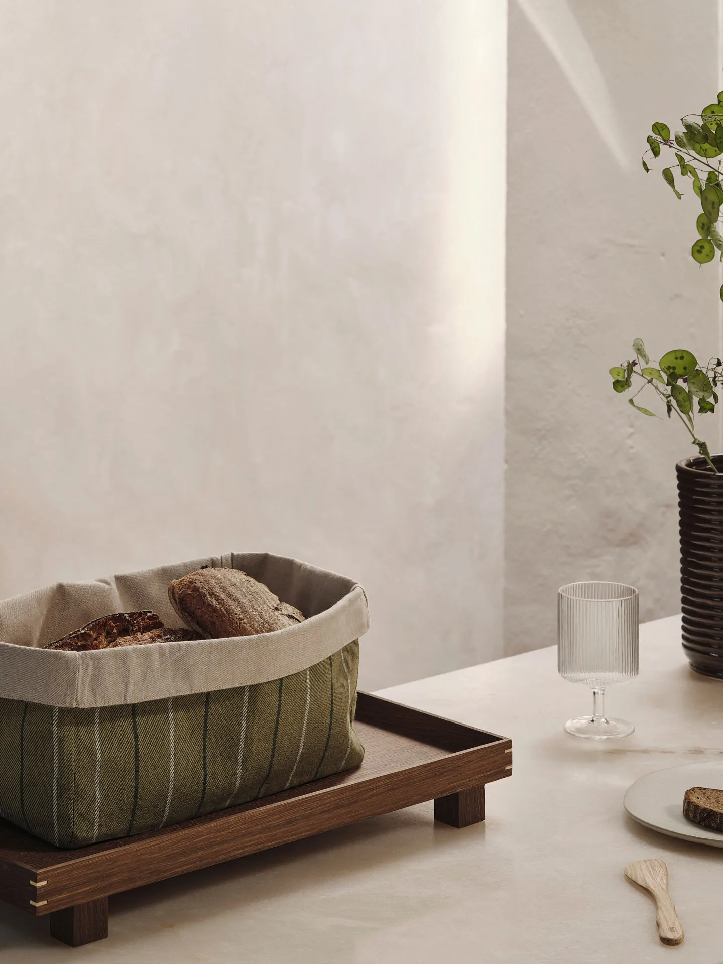 Ito Kitchen Basket brödkorg 19x30 cm, Natural-seaweed Ferm Living