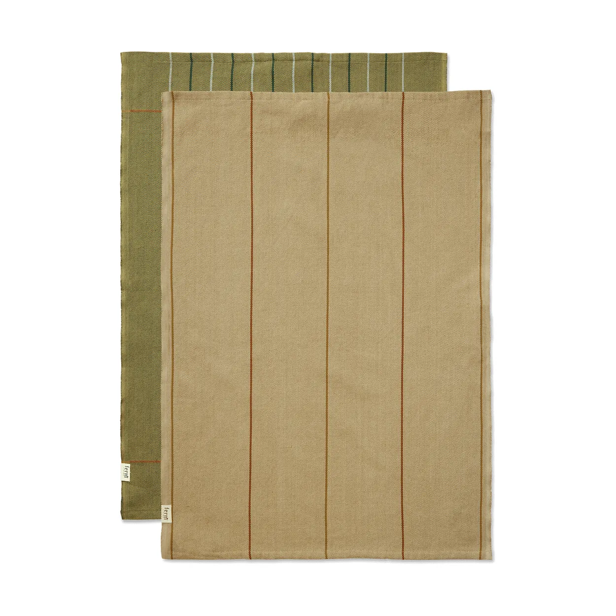 Ferm Living Ito kökshandduk 50×70 cm 2-pack Seaweed-flax