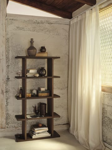 Kona bokhylla 1x4 - Dark stained - Ferm Living