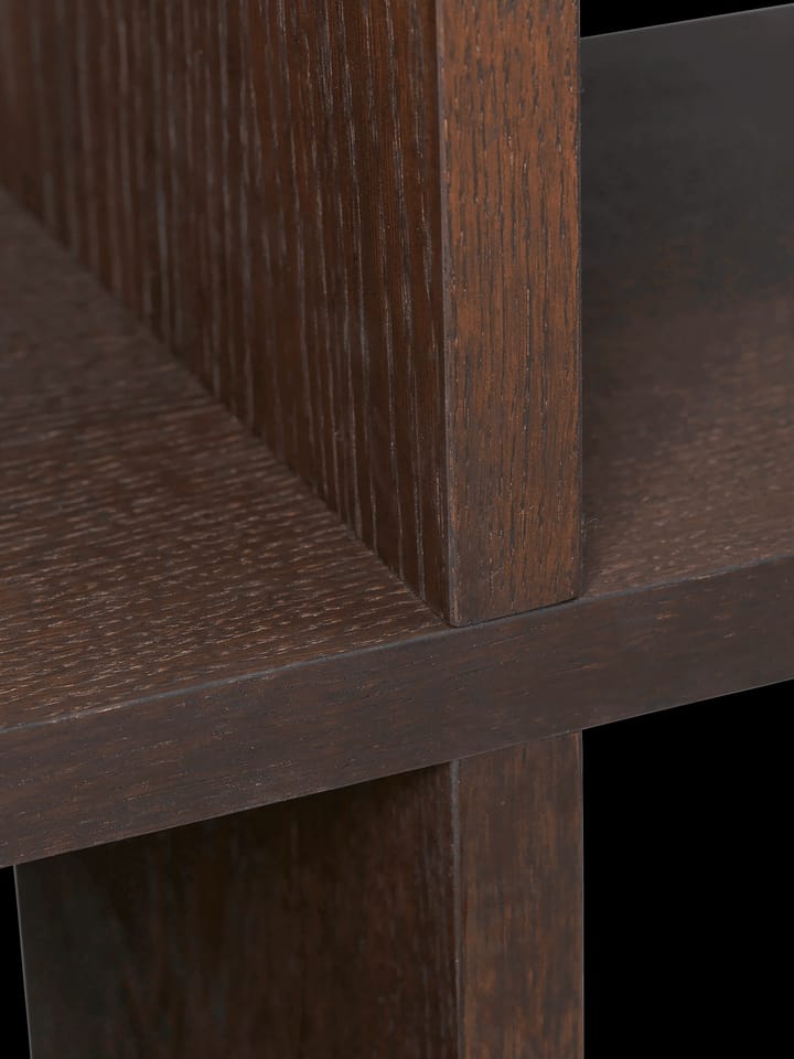 Kona bokhylla 2x2, Dark stained Ferm Living