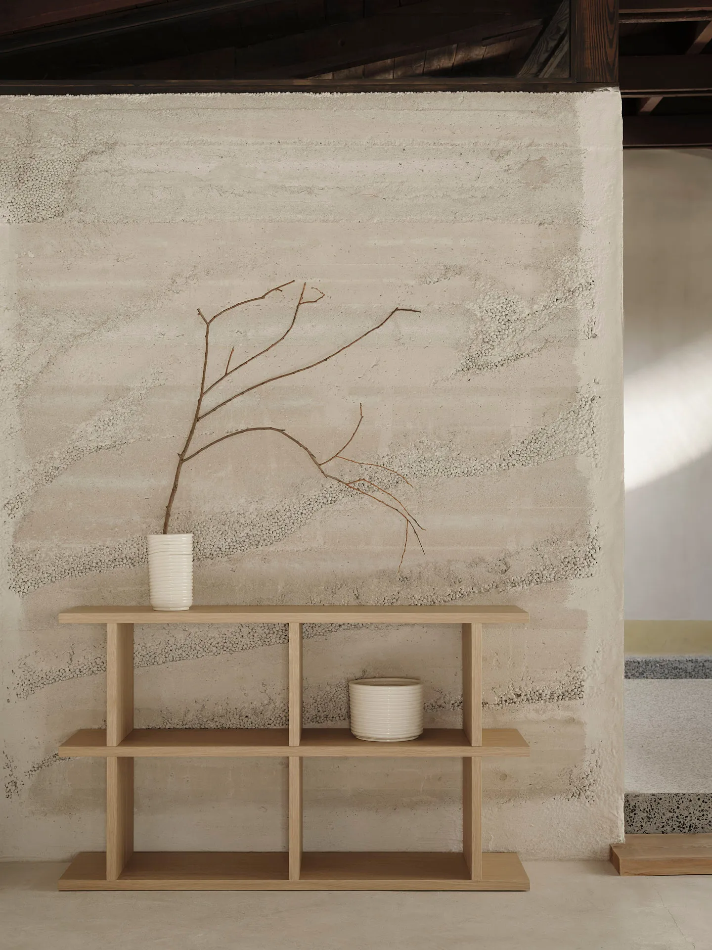 Kona bokhylla 2x2, Natural Ferm Living
