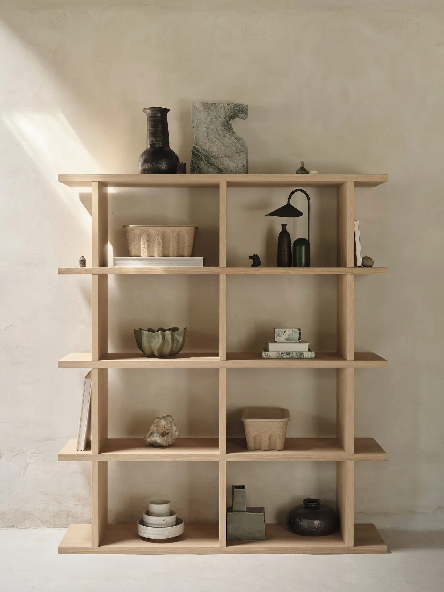 Kona bokhylla 2x4, Natural Ferm Living