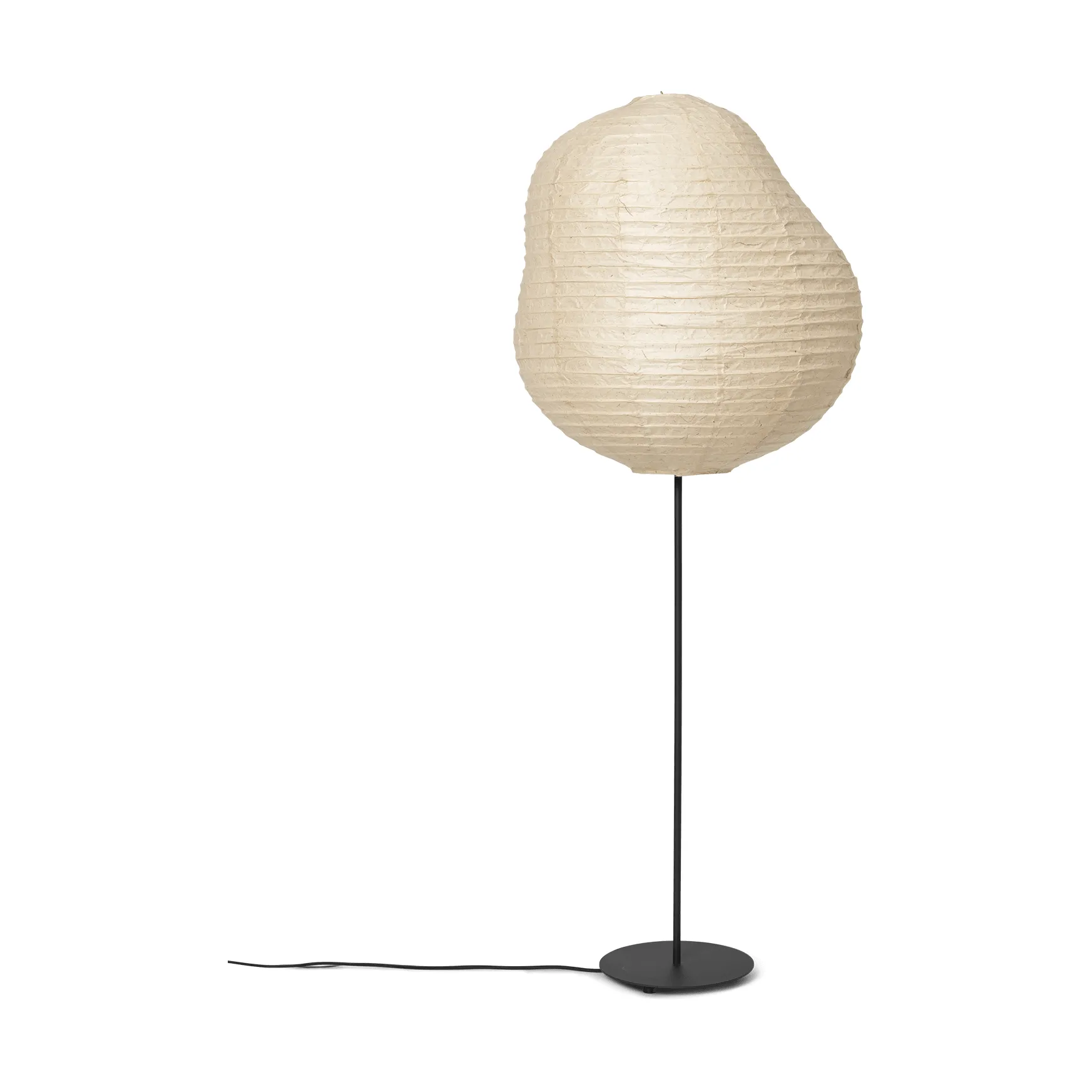 Kurbis golvlampa high, Natural-black Ferm Living