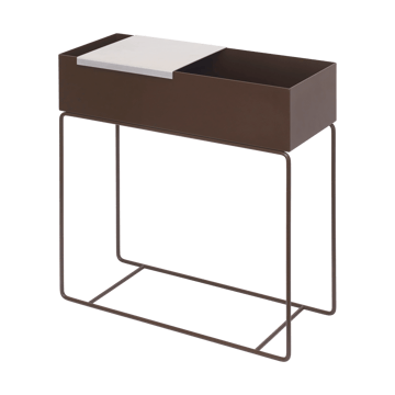 Lager bricka stor till plantbox 26x26 cm - Aluminium - Ferm Living