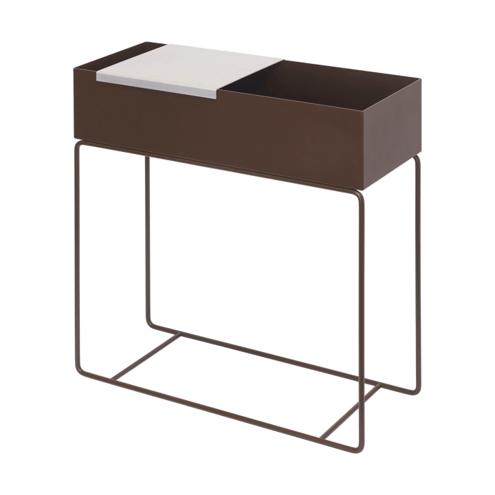 Lager bricka stor till plantbox 26x26 cm, Aluminium Ferm Living
