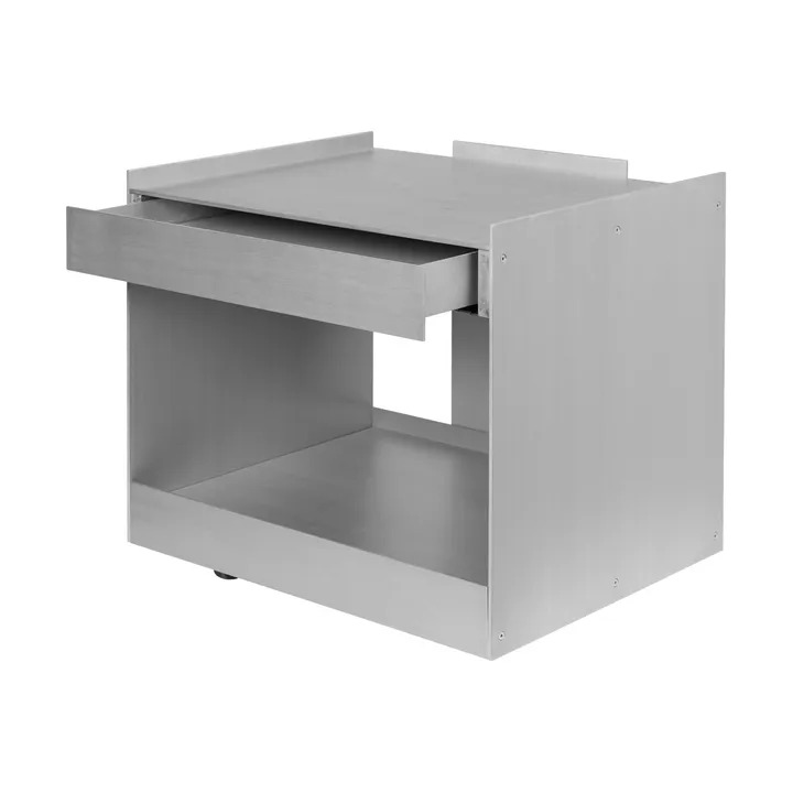 Lager serveringsvagn - Low, Aluminium - Ferm Living