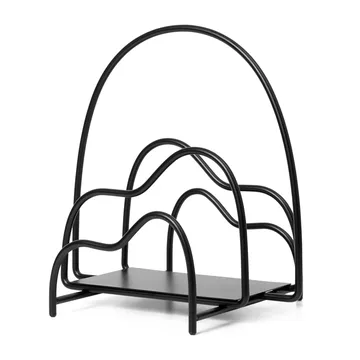 Lithos tidningsställ - Black - Ferm Living