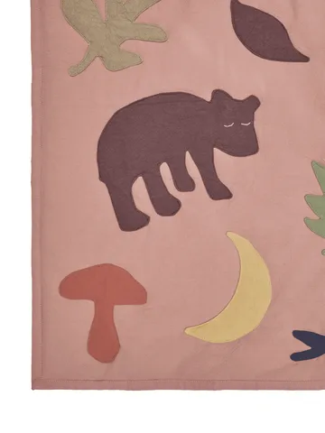 Lunden filt - Rose-multi, 80x110 cm - Ferm Living