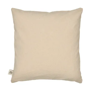 Lunden kudde - Off-white-dark chocolate, 30x30 cm - Ferm Living