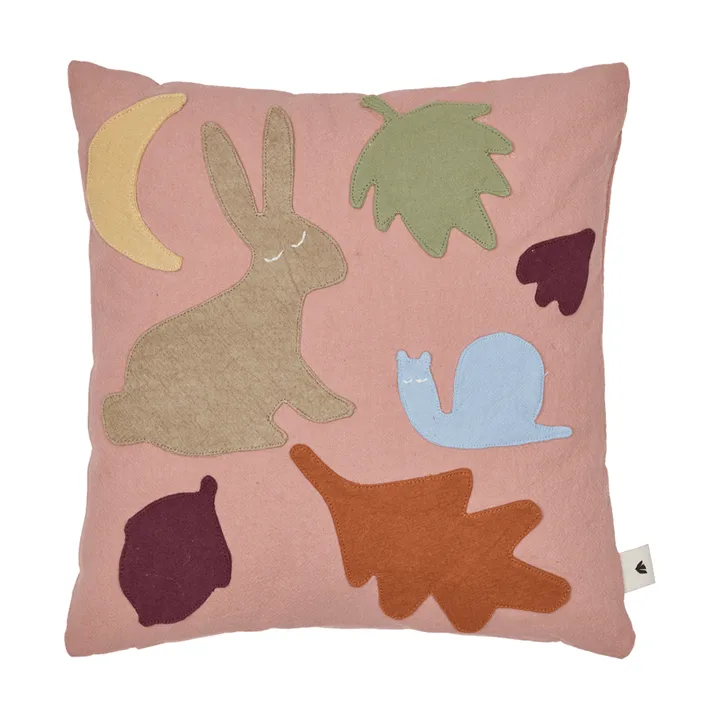 Lunden kudde - Rose-multi, 30x30 cm - Ferm Living