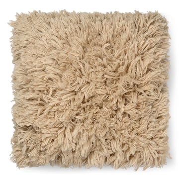 ferm LIVING Meadow High Pile kudde 50×50 cm Light Sand