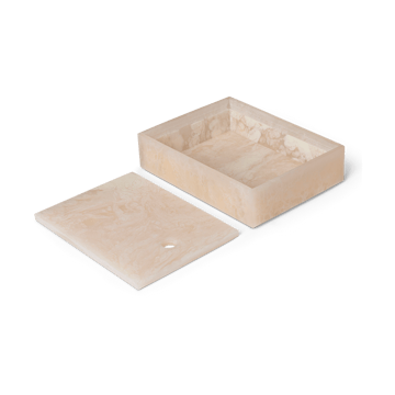 Mist förvaringsbox 15x20 cm - Pearl - Ferm Living