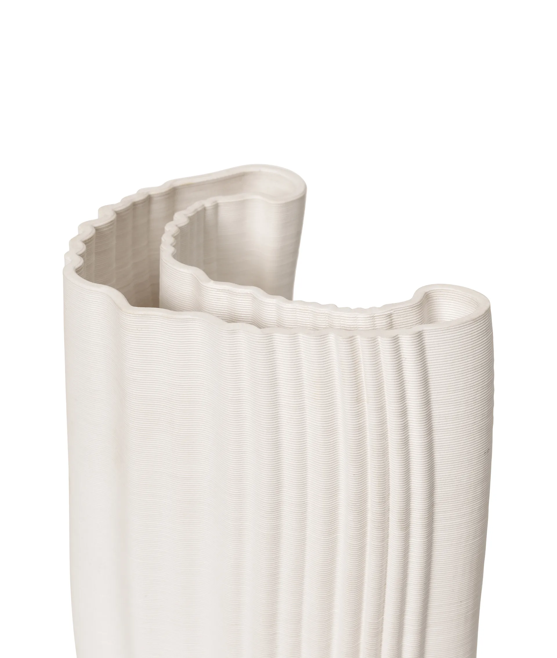 Moire vas 19x30 cm, Off-white Ferm Living