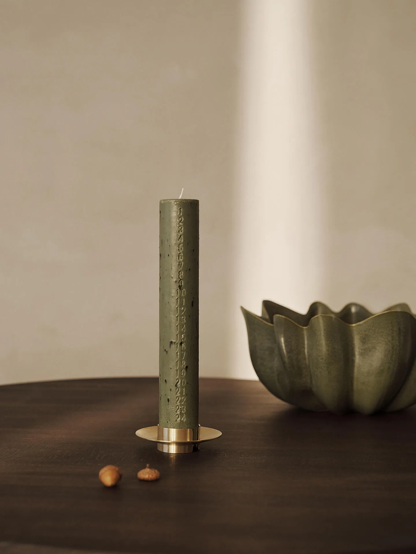 Mura kalenderljus, Artichoke green Ferm Living
