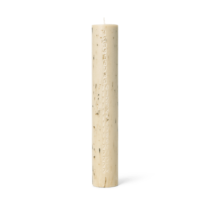 Mura kalenderljus - Oat - Ferm Living