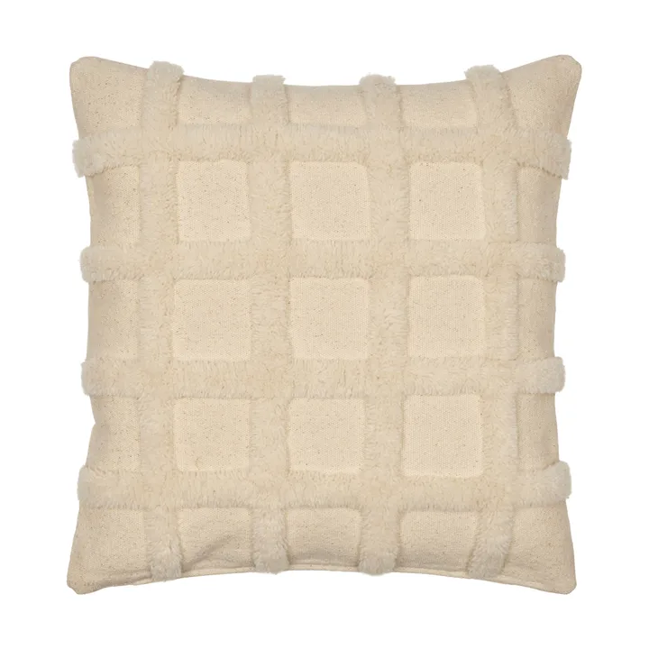 Norte grid kudde - Off-white, 50x50 cm - Ferm Living