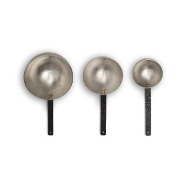 Obra Measuring Spoons måttsats 3 delar - Stainless Steel - Ferm Living