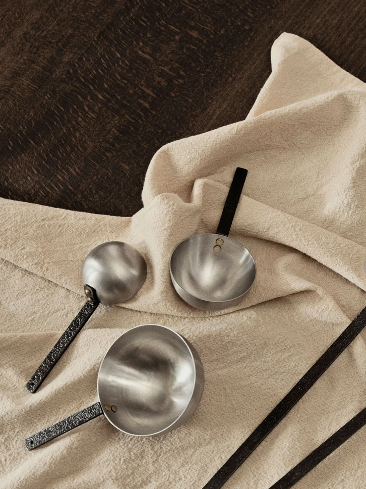 Obra Measuring Spoons måttsats 3 delar, Stainless Steel Ferm Living