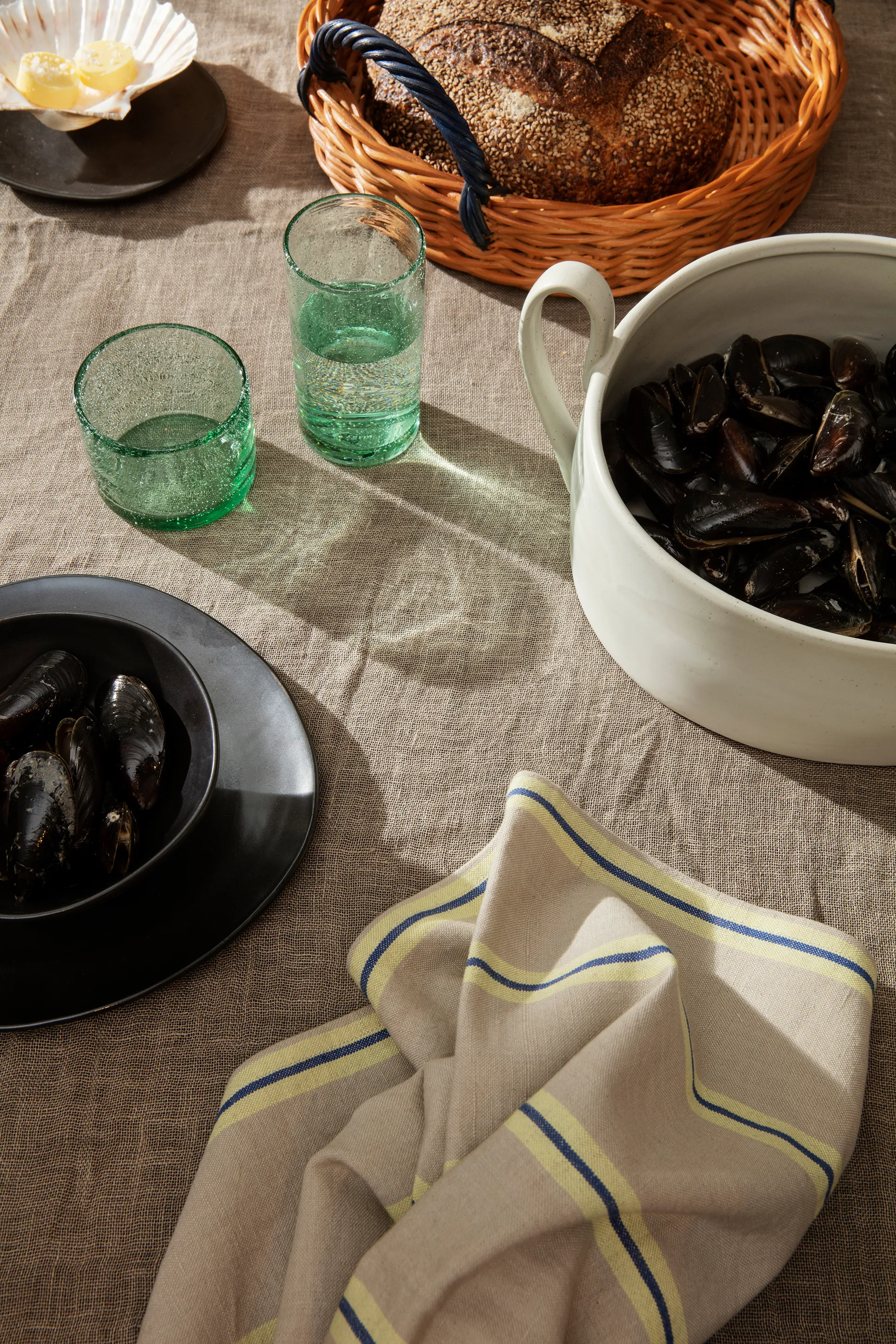 Oli vattenglas lågt 11 cl, Recycled clear Ferm Living