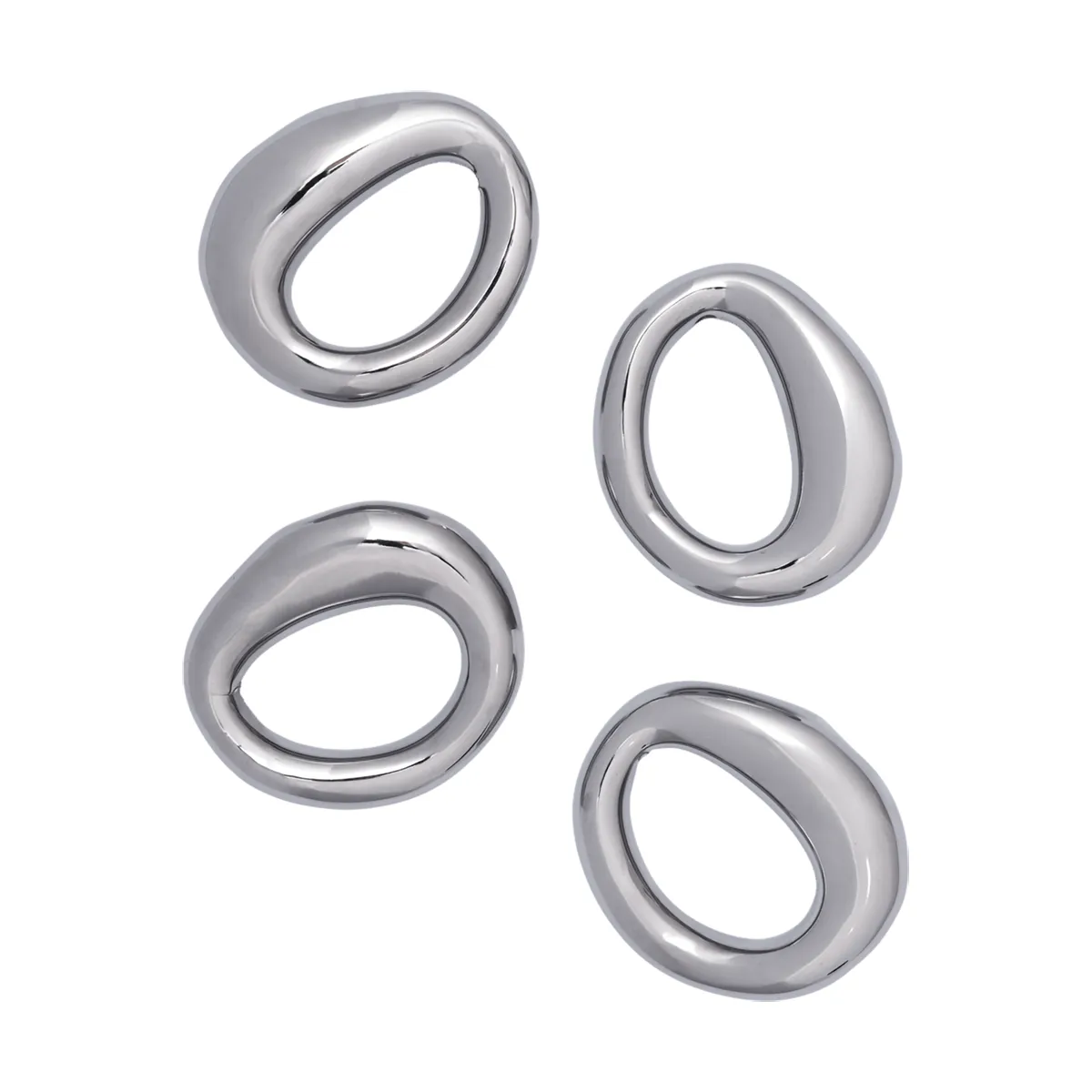 Orrith servettring 4-pack, Silver Ferm Living