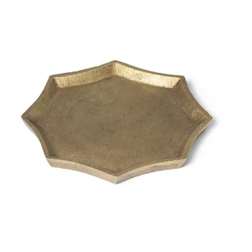 Otte dekorationsbricka 9,5x9,5 cm - Brass finish - Ferm Living