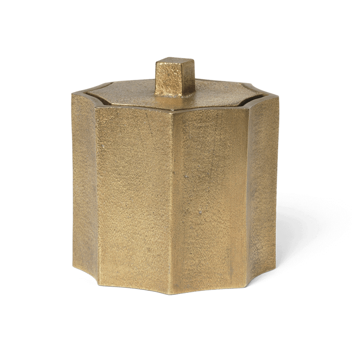 Otte doftljus 23 h, Brass finish Ferm Living