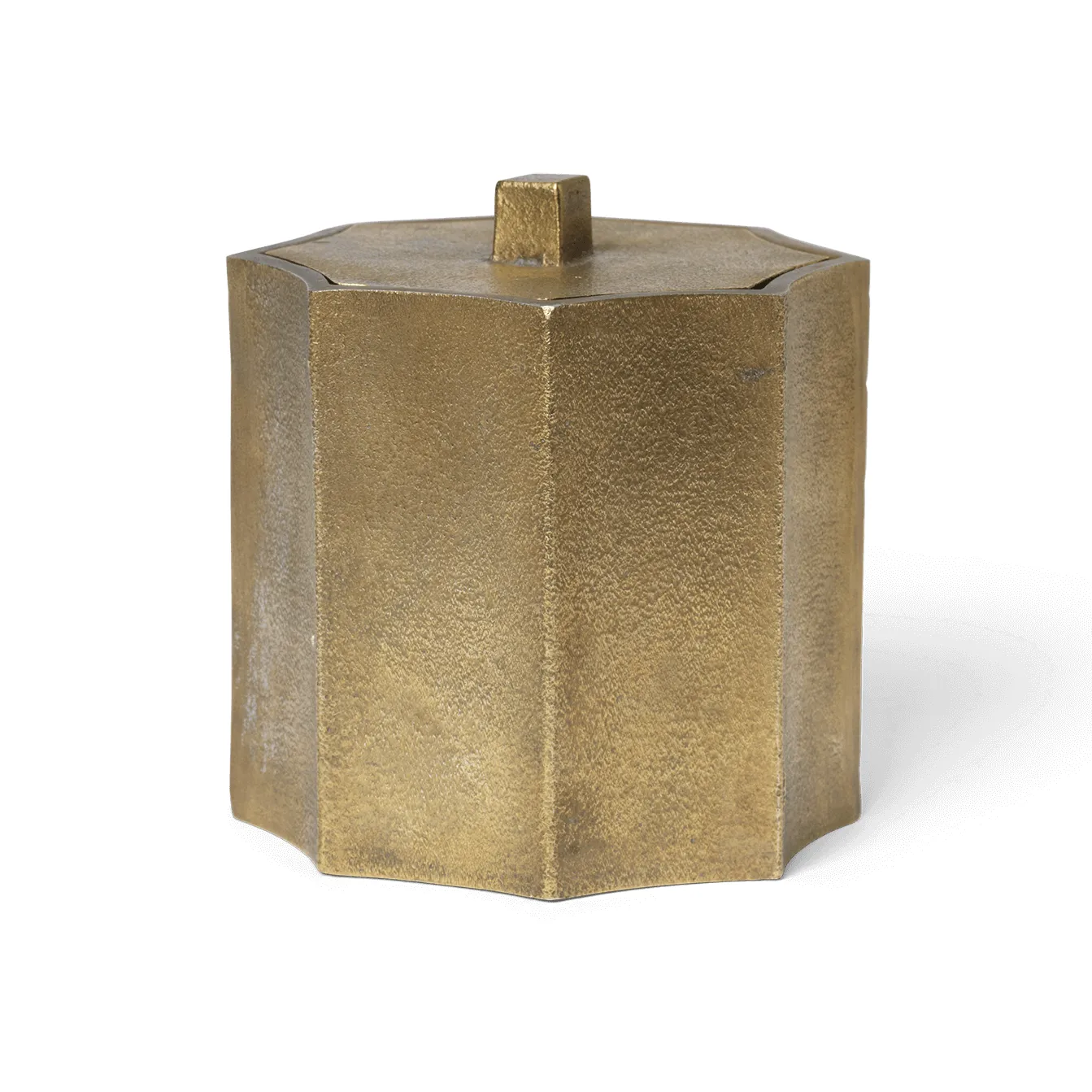 Otte doftljus 36 h, Brass finish Ferm Living