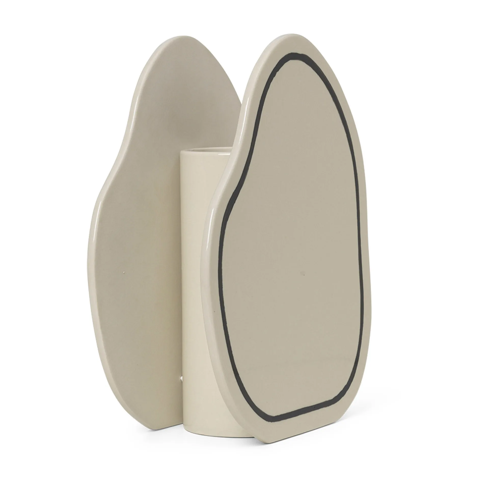 Paste vas rounded 28 cm, Off-white Ferm Living