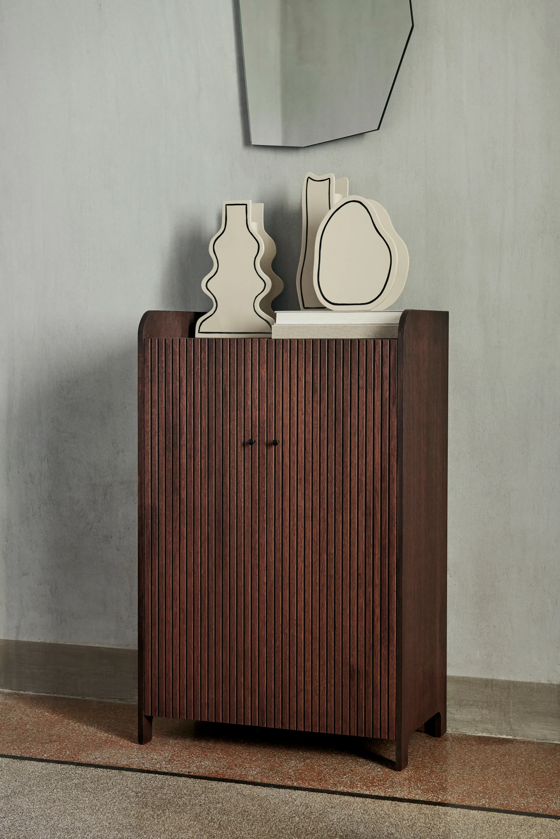 Paste vas rounded 28 cm, Off-white Ferm Living