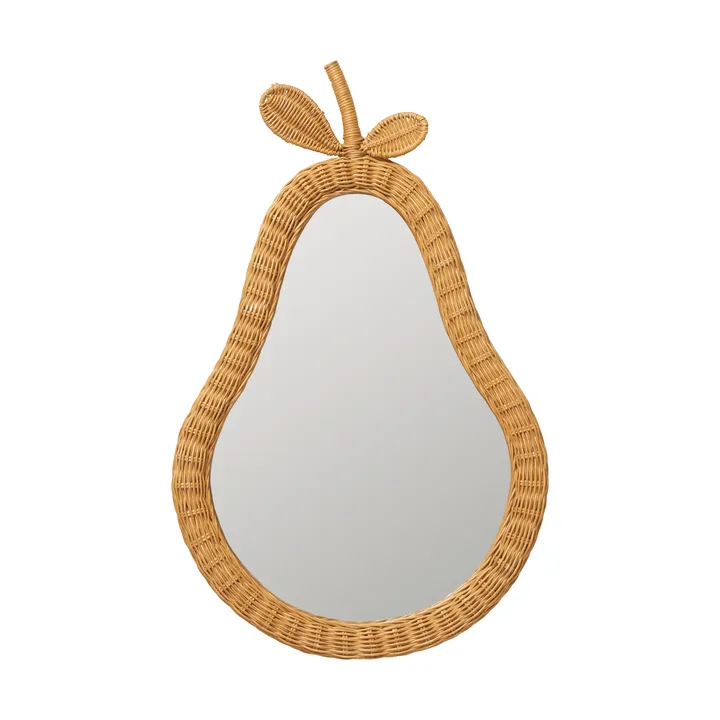 Pear braided spegel - Natural - Ferm Living