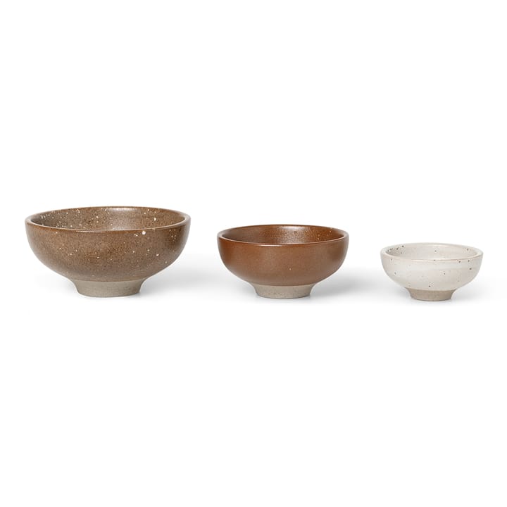 Petite skålar 3-pack, Multi Ferm Living