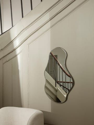 Pond spegel large - Dark chrome - Ferm Living