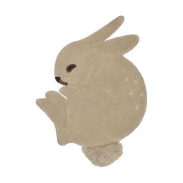 Rabbit tuftad matta - Cashmere, 88x120 cm - Ferm Living