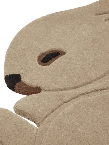 Rabbit tuftad matta - Cashmere, 88x120 cm - Ferm Living