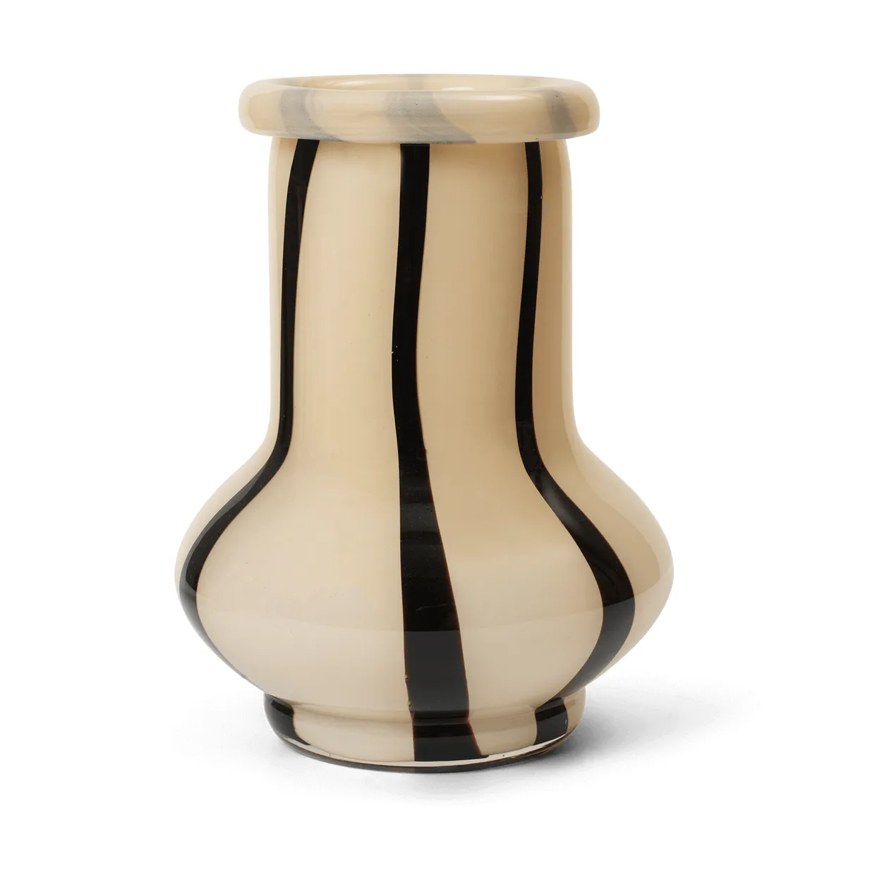 Ferm Living Riban vas 24 cm Cream