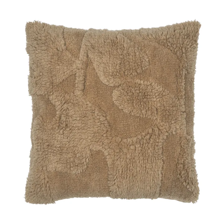 Rime tufted kudde - Tan, 50x50 cm - Ferm Living