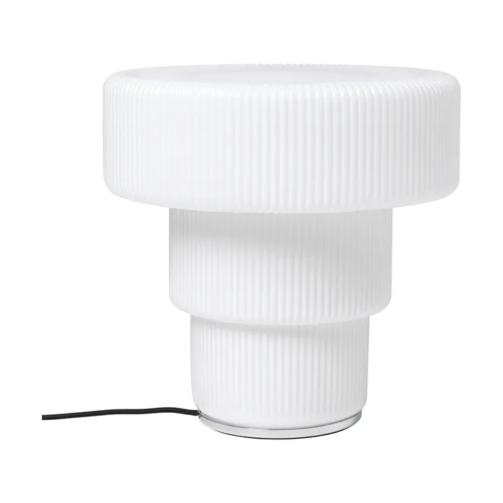 Ripple bordslampa - White, Ø28x28 cm - Ferm Living