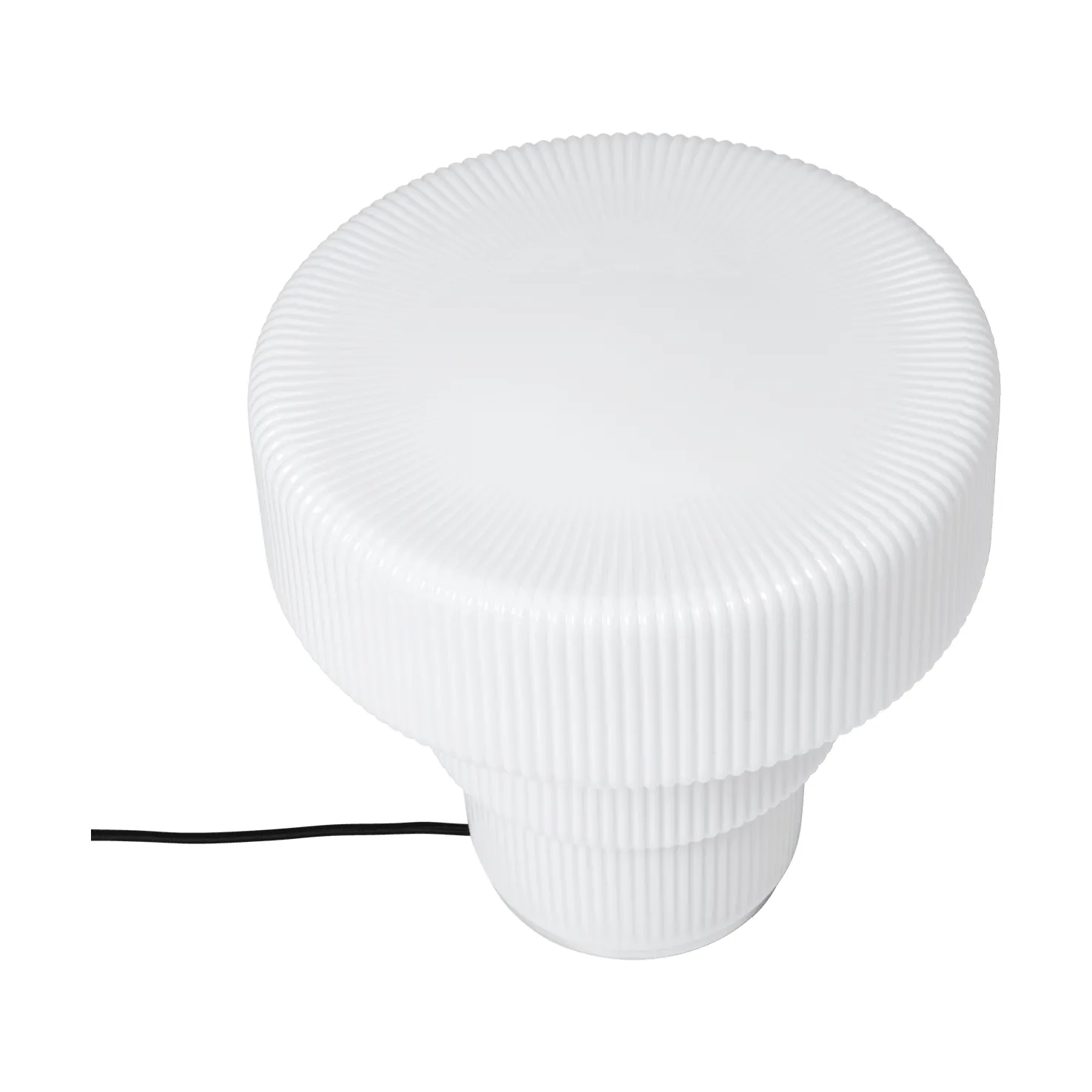 Ripple bordslampa, White, Ø28x28 cm Ferm Living