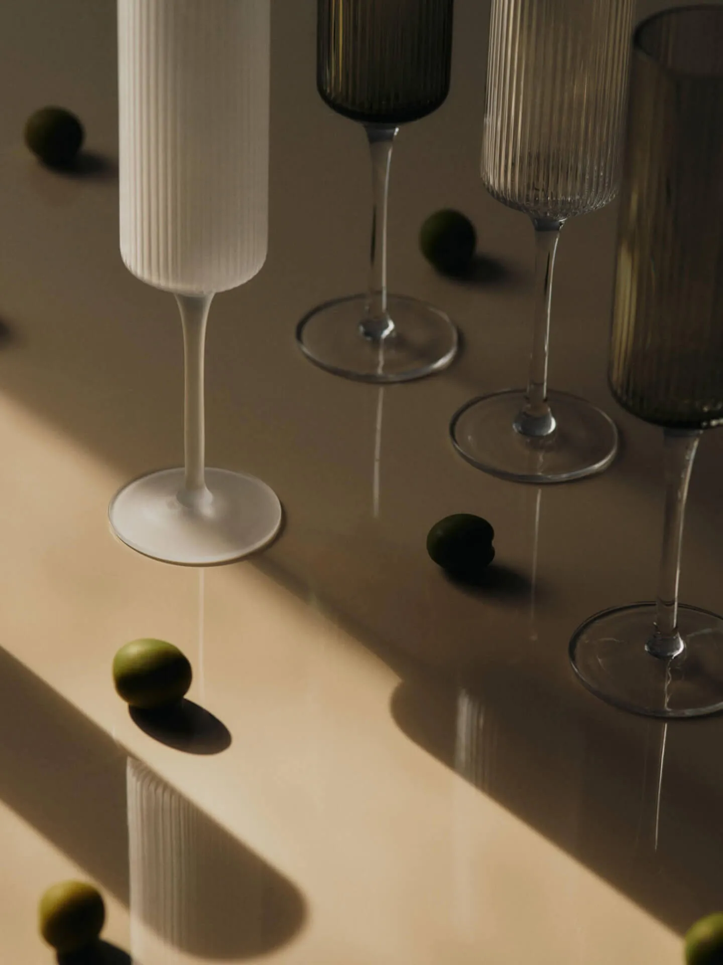 Ripple Champagne flutes champagneglas 15 cl 2-pack, Clear Ferm Living