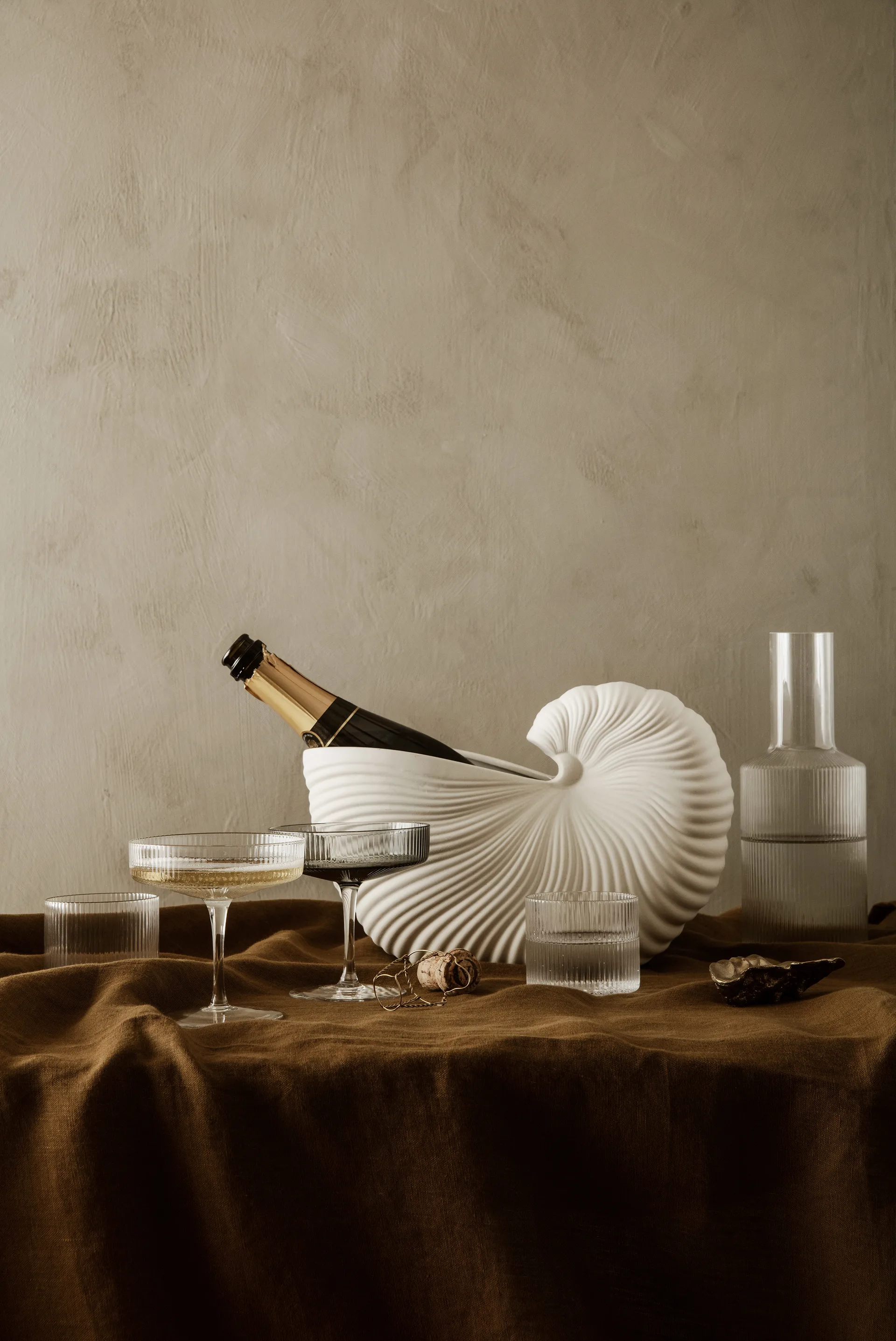 Ripple karaff, klar Ferm Living