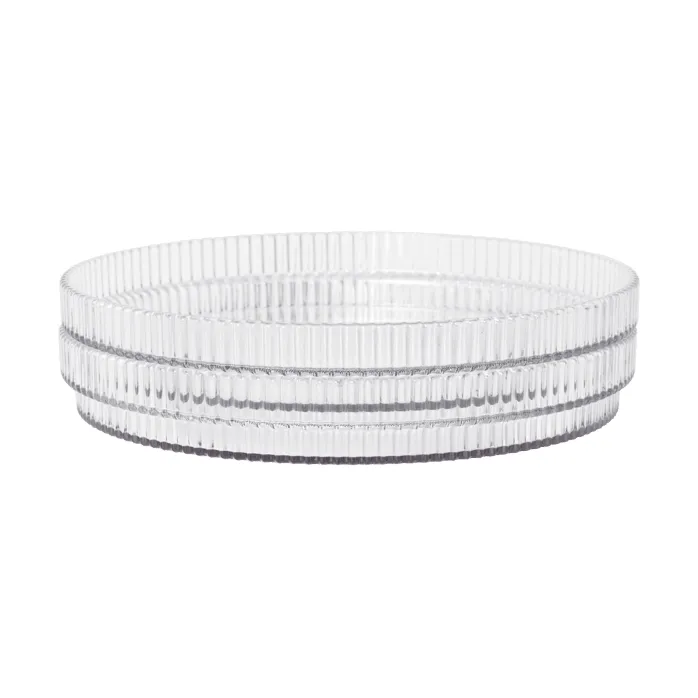 Ripple kids tallrik, Clear, 2-pack Ferm Living
