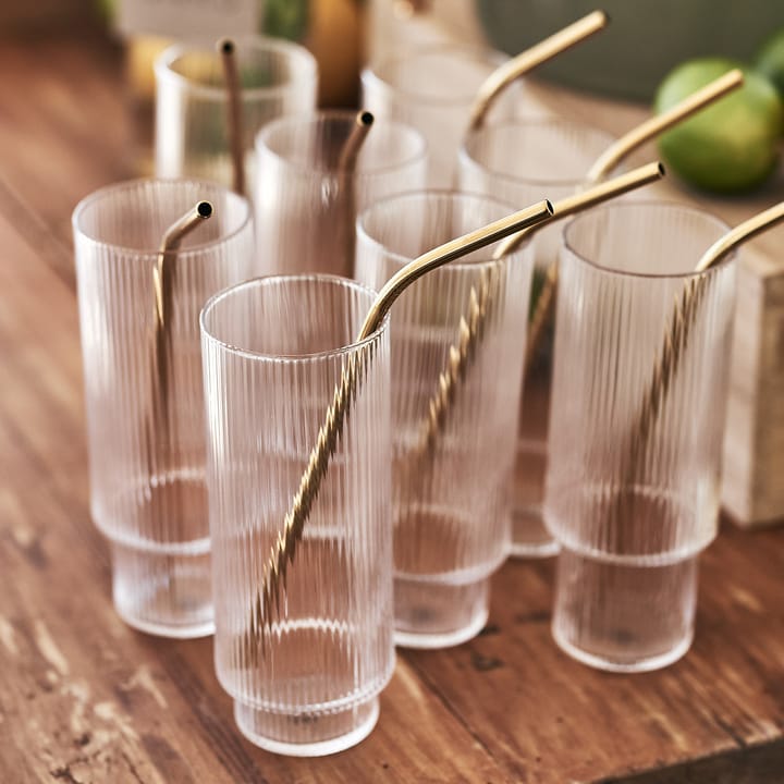 Ripple long drink glas 4-pack, klar ferm LIVING