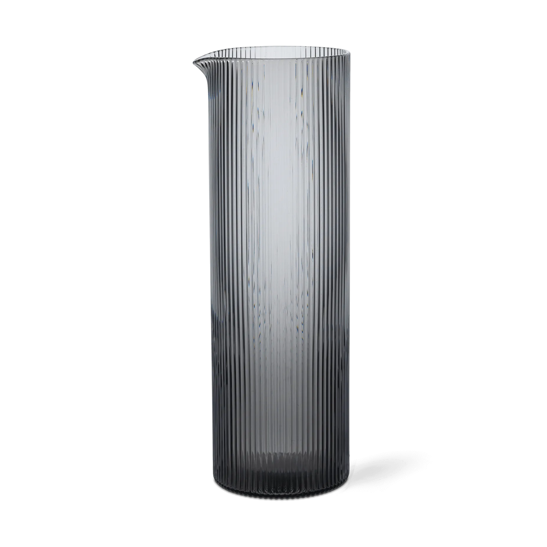Ripple vattenkaraff 1,12 L, Smoked grey Ferm Living
