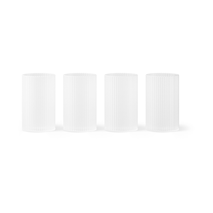 Ripple verrines serveringsglas 14 cl 4-pack - Frosted - Ferm LIVING